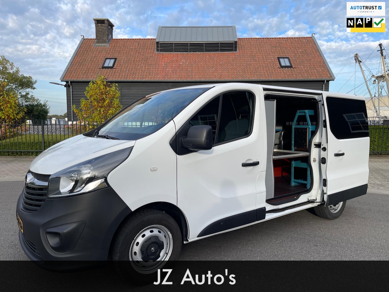 Opel Vivaro - 1.6 CDTI L1H1 2X Schuifdeur Kastinrichting - AutoWereld.nl