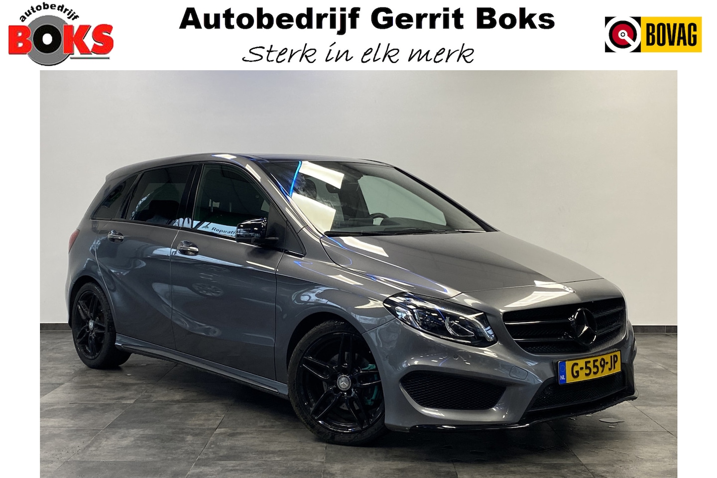 Mercedes-Benz B-klasse - 180 AMG Night Edition Cruise/climate Automaat PDC Panoramadak Navigatie - AutoWereld.nl