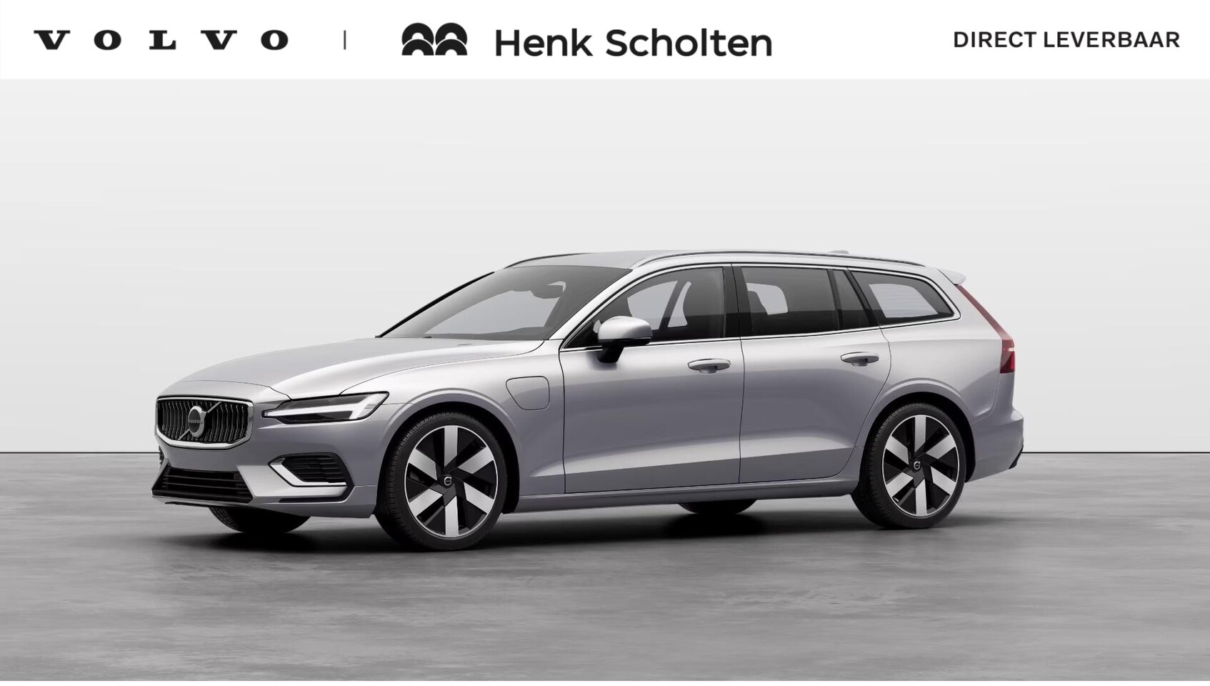 Volvo V60 - T6 AWD AUT8 350PK Essential Edition, **Direct leverbaar** Silver Dawn, Moritz Leder Charco - AutoWereld.nl