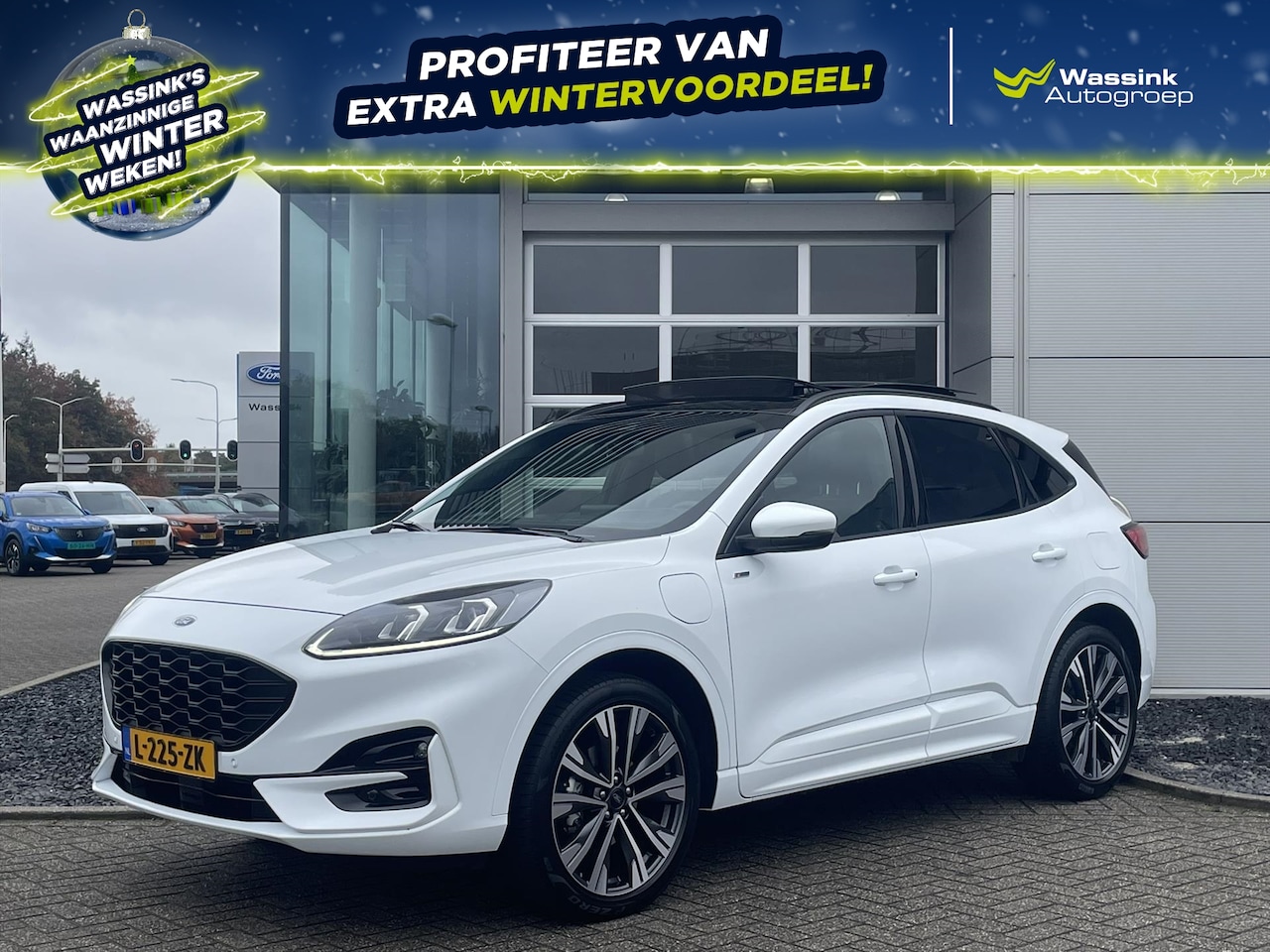 Ford Kuga - 2.5 PHEV e-CVT 225pk ST-Line X | AUTOMAAT | Panoramisch Schuif-/Kantel Dak | Navigatie | C - AutoWereld.nl