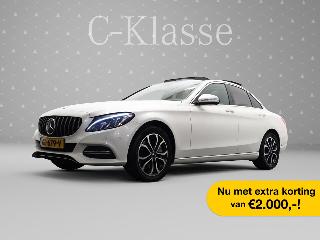 Mercedes-Benz C-klasse - 350 e AMG Prestige Aut- Panodak I Sfeerverlichting I Burmester I Xenon Led I Sport Leder - AutoWereld.nl