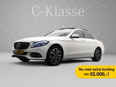 Mercedes-Benz C-klasse - 350 e AMG Prestige Aut- Panodak I Sfeerverlichting I Burmester I Xenon Led I Sport Leder