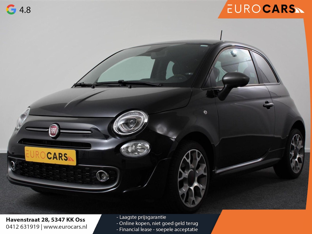 Fiat 500 - 1.2 Automaat Sport | Navigatie | Apple Carplay/Android Auto | Bluetooth | Cruise control | - AutoWereld.nl