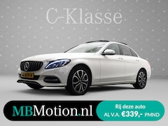 Mercedes-Benz C-klasse - 350 e AMG Prestige Aut- Panodak I Sfeerverlichting I Burmester I Xenon Led I Sport Leder