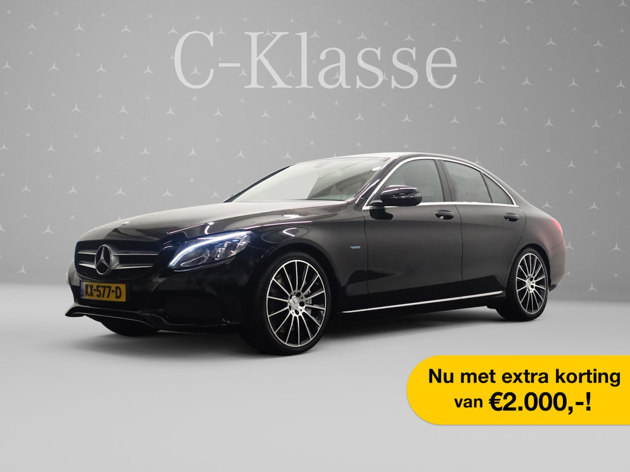 Mercedes-Benz C-klasse - 350 e Plug in Hybrid Prestige AMG Ed- Camera I  Leer I Navi I Xenon Led - AutoWereld.nl