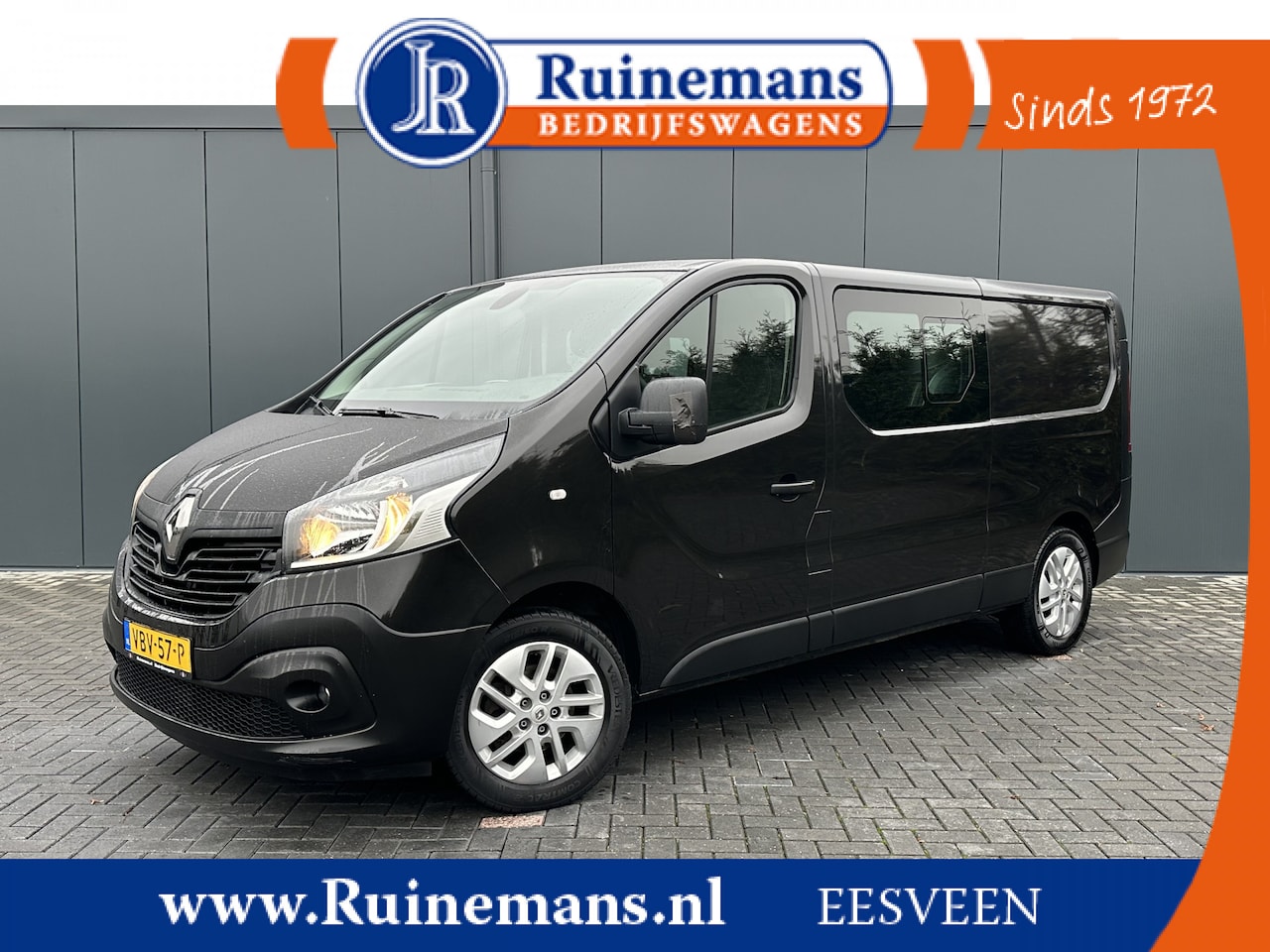 Renault Trafic - 1.6 126 PK / L2H1 / DUBBEL CABINE / CAMERA / TREKHAAK / CRUISE / AIRCO / 6 PERSOONS DC - AutoWereld.nl