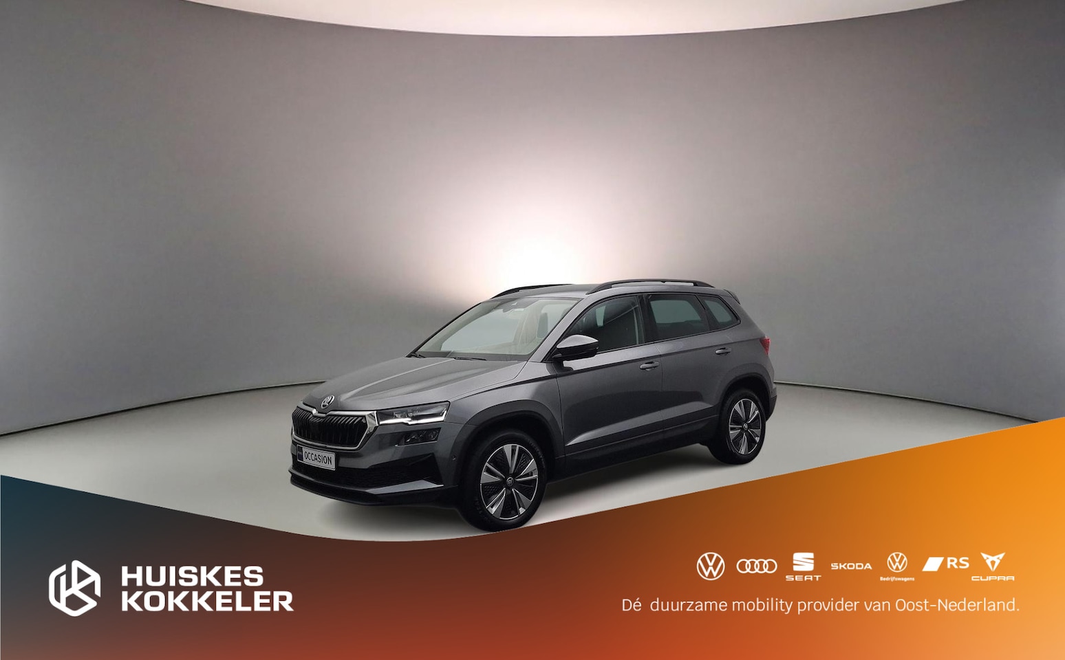 Skoda Karoq - Business Edition Plus 1.5 TSI 150pk DSG Automaat Trekhaak, Elektrische achterklep, Adaptiv - AutoWereld.nl