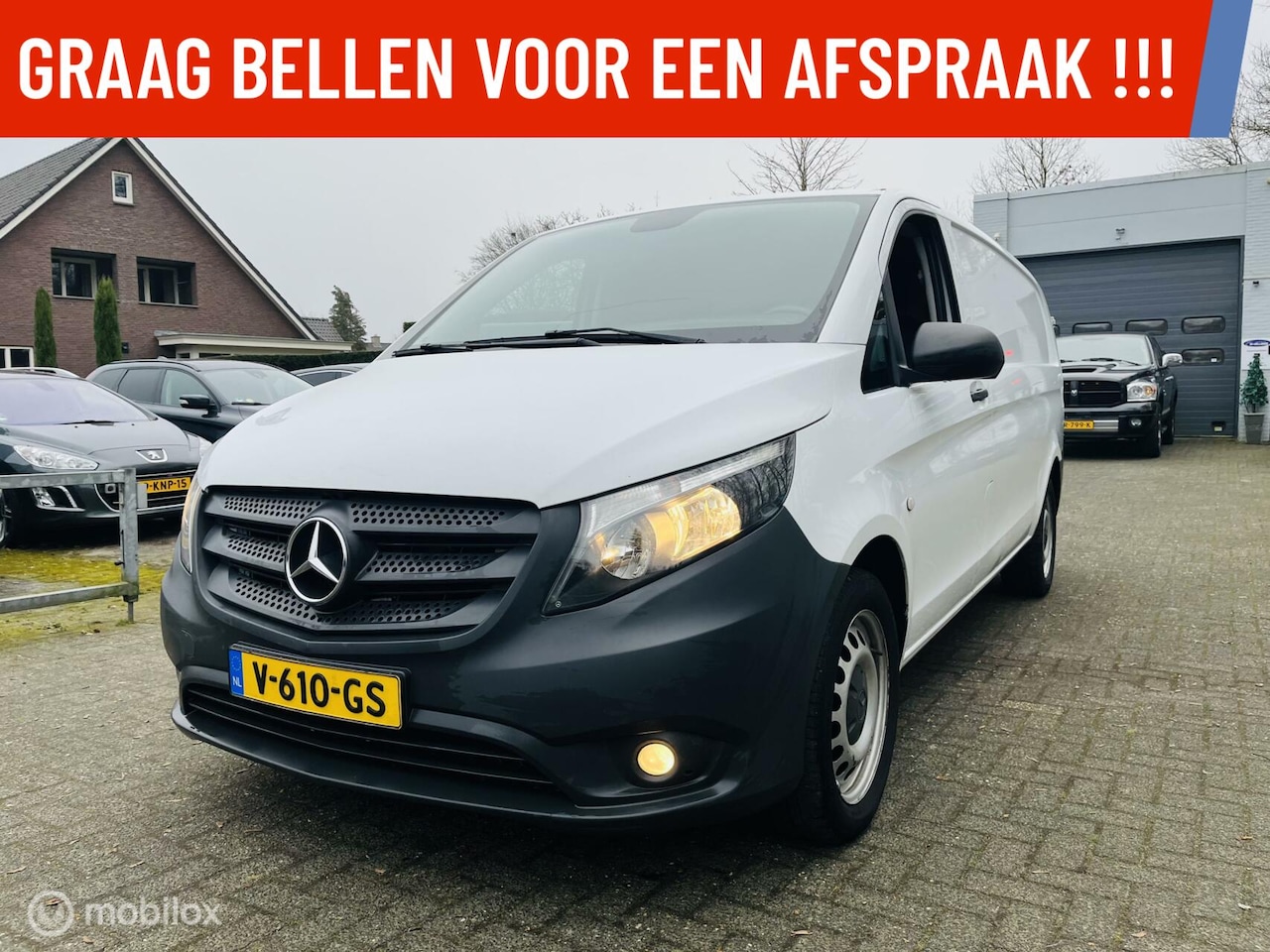 Mercedes-Benz Vito - Bestel 114 CDI Extra Lang Automaat / Airco/ Cruise / Audio - AutoWereld.nl