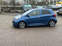 Kia Picanto - 1.2 CVVT SportsLine 5 deurs, bj.2015, climate, sportvelgen, half leder, APK 09/2025 , NAP