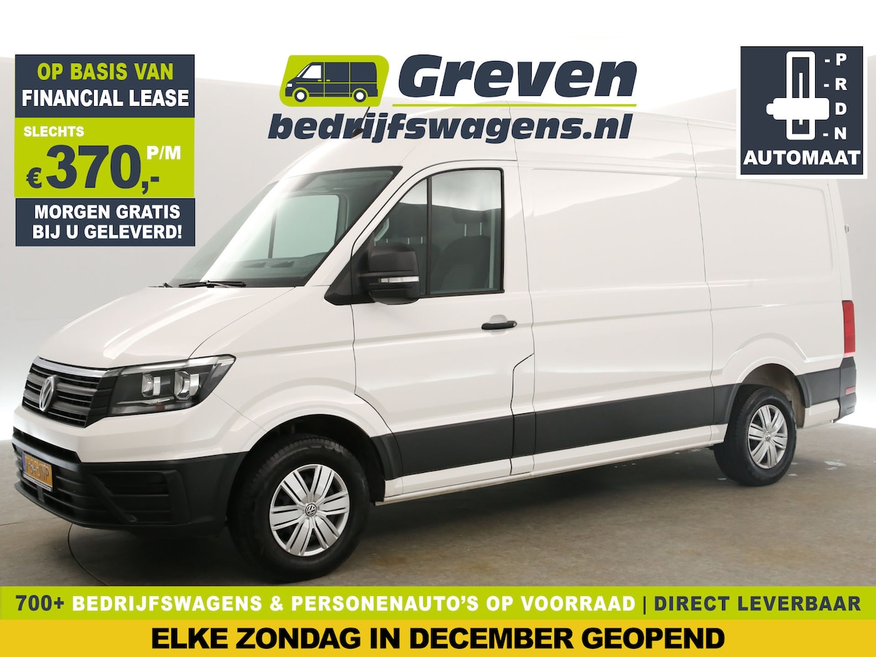 Volkswagen Crafter - 30 2.0 TDI L3H3 177PK DSG Automaat 3000KG Trekgew. Airco Camera Cruise Carplay 3 Persoons - AutoWereld.nl