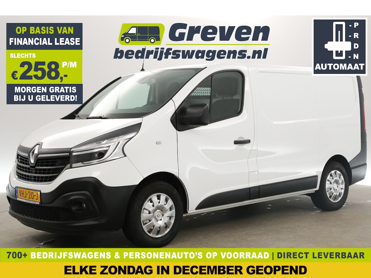 Renault Trafic - 2.0 dCi T29 L1H1 146PK Automaat Airco Cruise Camera Navi PDC LED Trekhaak - AutoWereld.nl