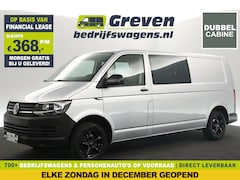 Volkswagen Transporter - 2.0 TDI L2H1 140PK Dubbele Cabine | 5 Persoons Airco Cruise Carplay Navi 16"LMV Trekhaak