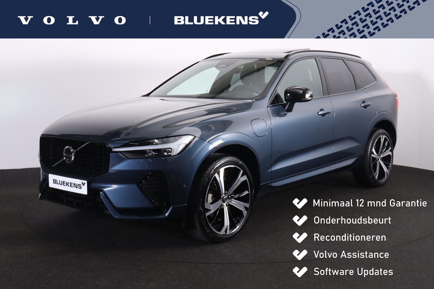 Volvo XC60 - T8 Plug-in hybrid AWD Ultimate Dark - LONG RANGE - Luchtvering - Panorama/schuifdak - Inte - AutoWereld.nl