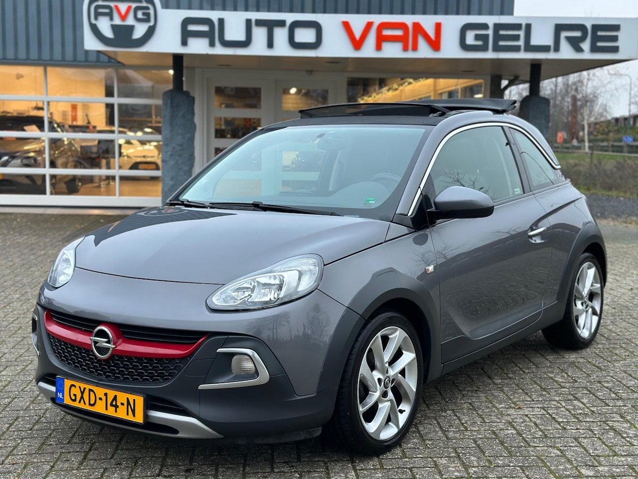 Opel ADAM - 1.0 Turbo Rocks Cabrio*PDC *Stoel&Stuur Verw*MMI*CRUISE*AIRCO - AutoWereld.nl