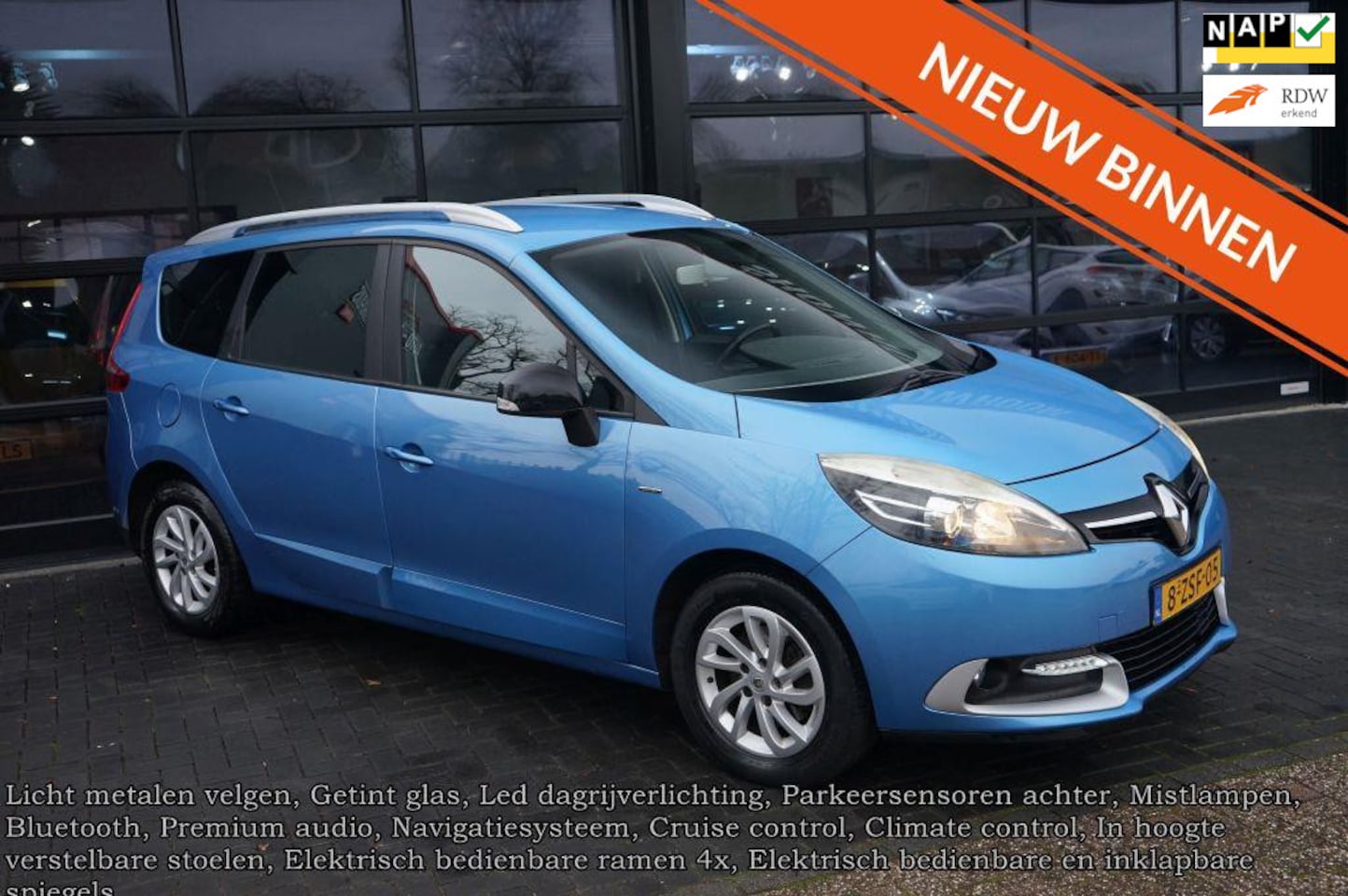 Renault Grand Scénic - 1.2 TCe Limited 1.2 TCe Limited, Navi, Led, Clima, PDC, Elek pakket - AutoWereld.nl