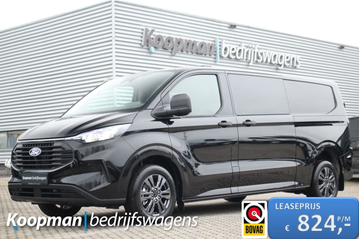 Ford Transit Custom - 320 2.0TDCI 170pk L2H1 Trend DC | L+R Zijdeur | Stoel + Stuurverwarming | Keyless | Carpla - AutoWereld.nl