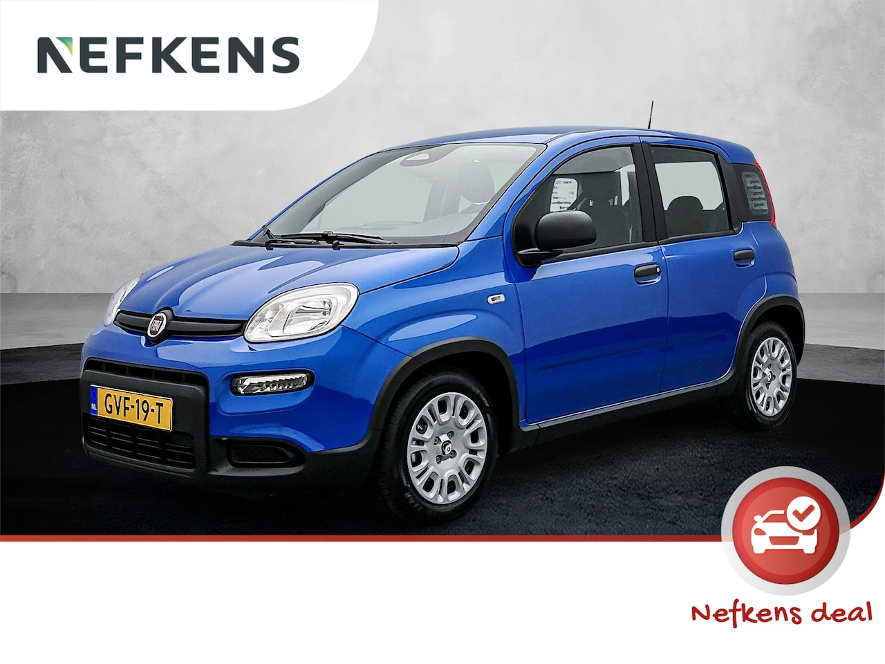 Fiat Panda - Hybrid City 70 pk | Parkeersensoren Achter | Airco | Cruise Control | DAB Ontvanger | Blue - AutoWereld.nl