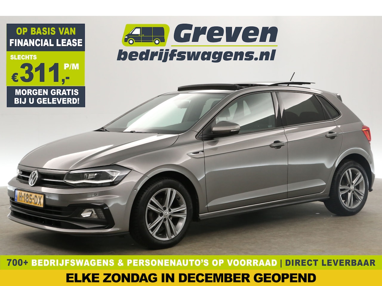 Volkswagen Polo - 1.0 TSI R-line ACC Pano Clima Carplay LED Virtual Navi PDC 16"LMV - AutoWereld.nl