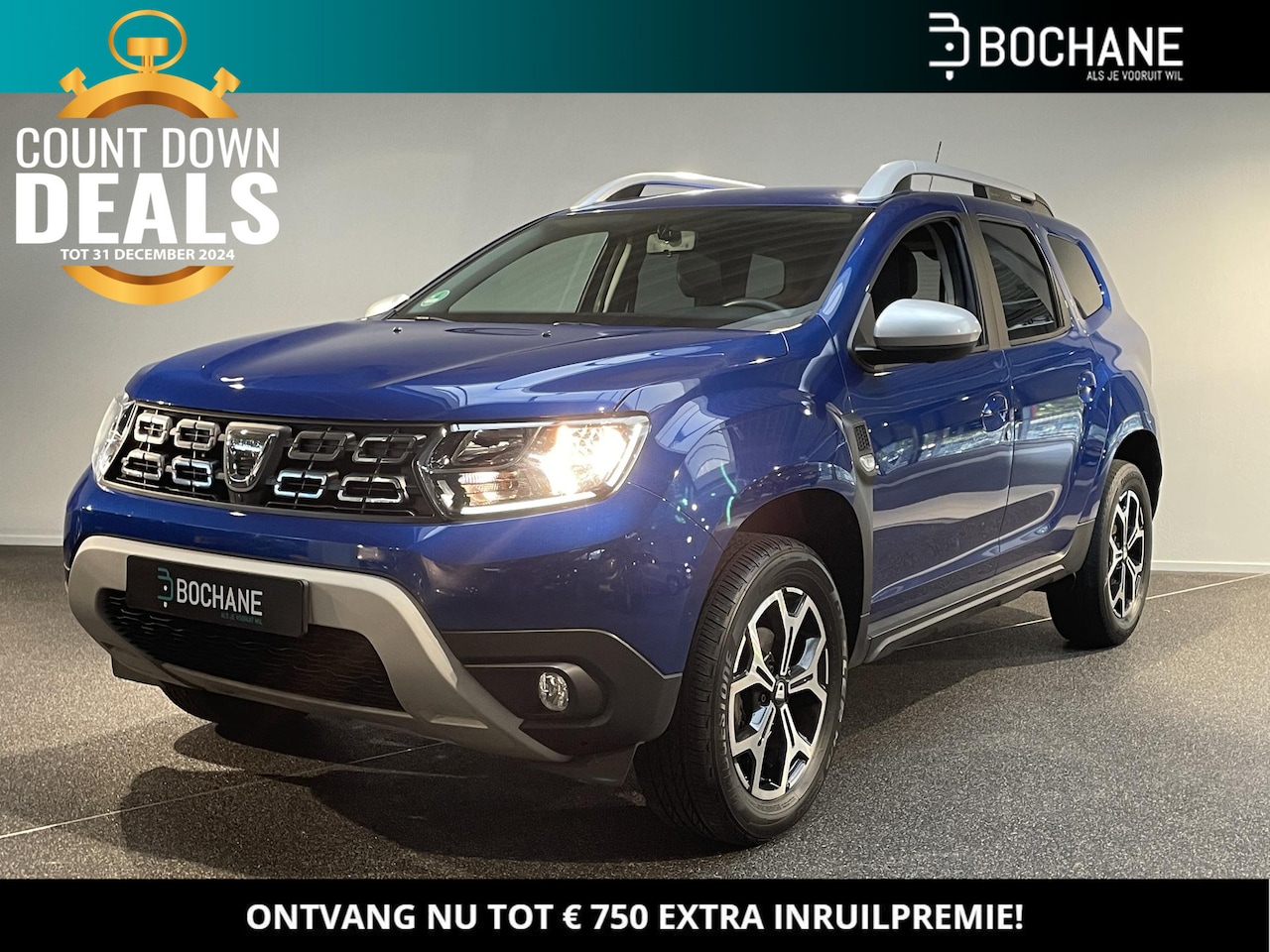 Dacia Duster - 1.0 TCe 100 Bi-Fuel Prestige | LPG | 360° Rondomzichtcamera | Leder | Trekhaak - AutoWereld.nl