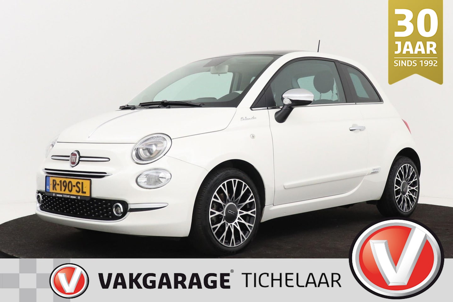 Fiat 500 - 1.0 Hybrid Dolcevita | Panoramadak | 33.000 KM | CarPlay | Half Leer | Climate Control | C - AutoWereld.nl