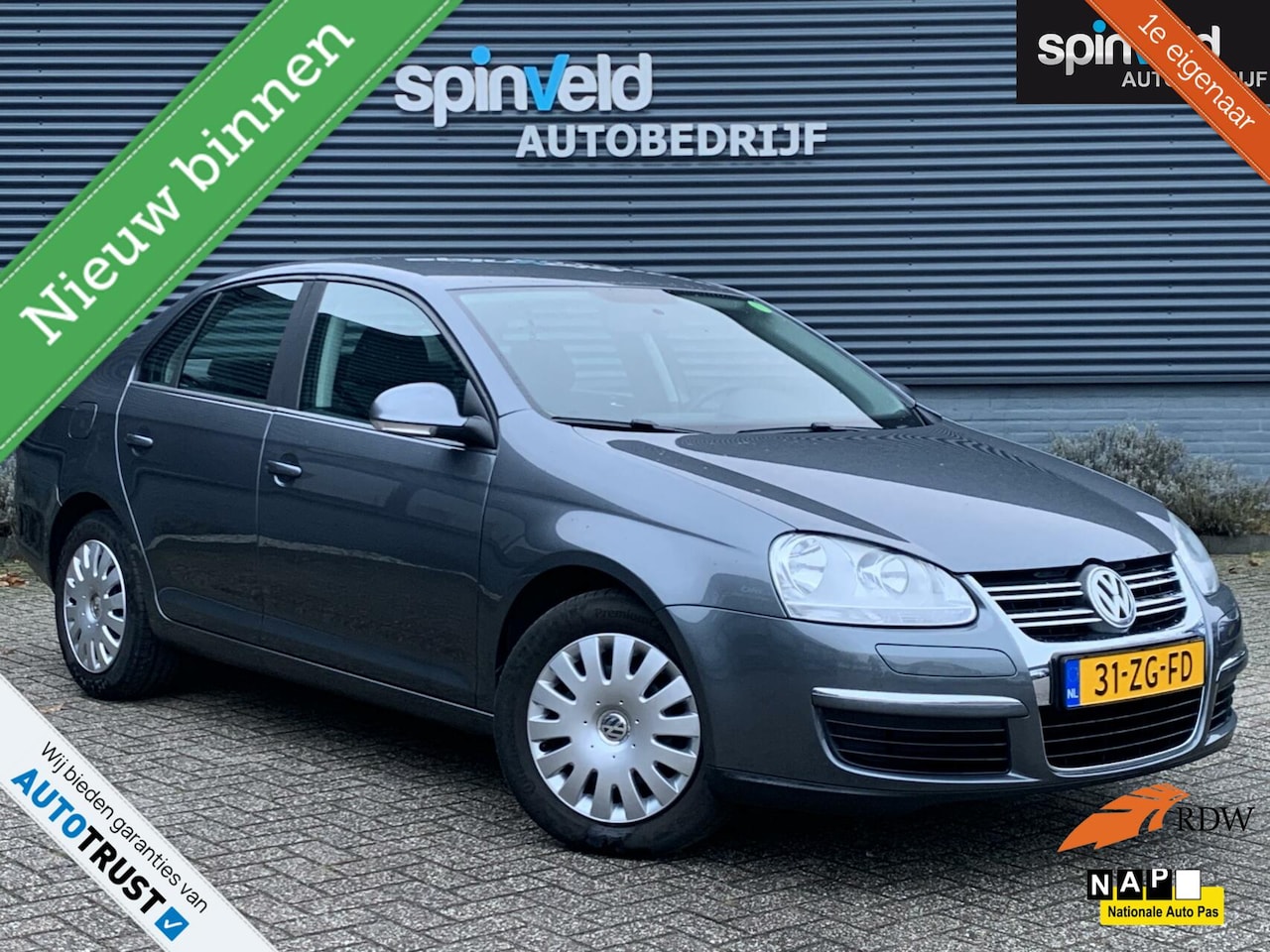 Volkswagen Jetta - 1.6 Trendline BJ`08 NAP NL 1ste Eig Airco Cruise - AutoWereld.nl