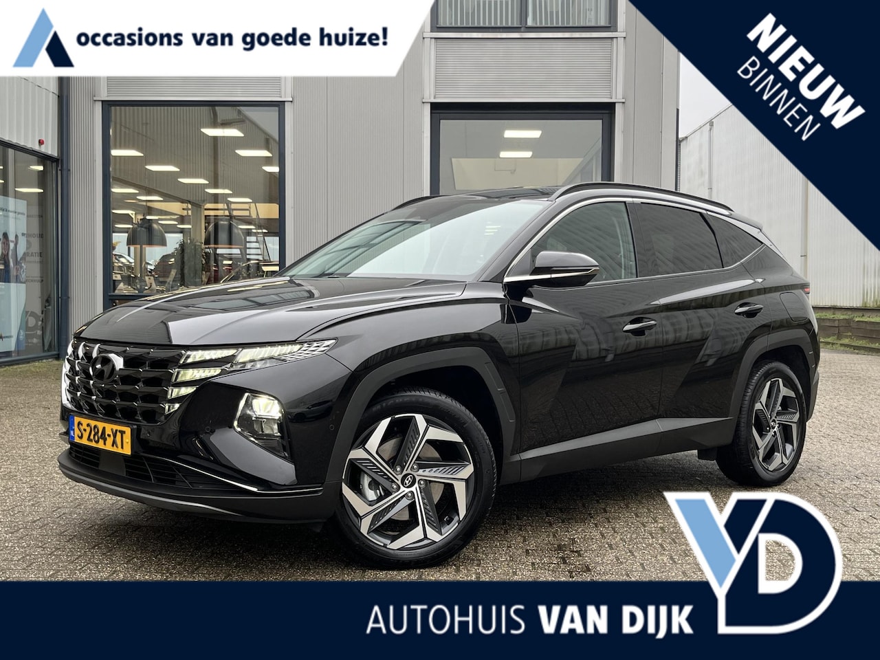 Hyundai Tucson - 1.6 T-GDI HEV Premium | NL Auto/Navi/Leder/360 Camera/Adapt.Cruise/Stoelverwarming+Ventila - AutoWereld.nl