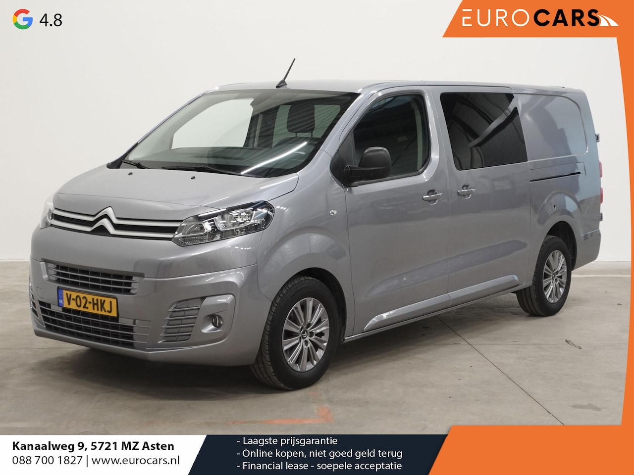 Citroën Jumpy - 2.0 145PK L3 Dubbele cabine 5 persoons Airco Cruise control - AutoWereld.nl