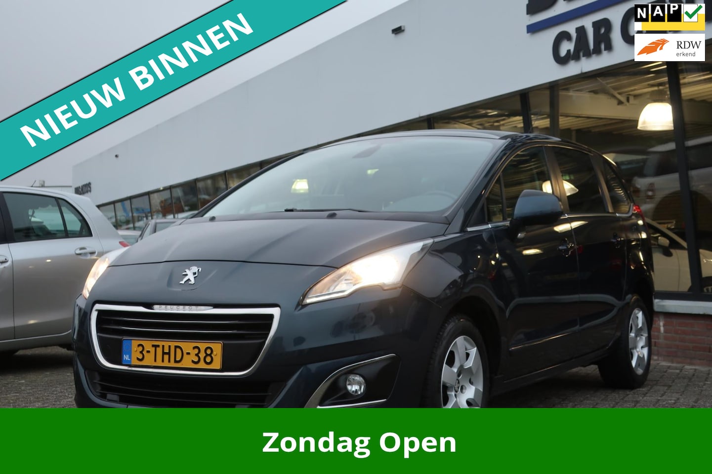 Peugeot 5008 - 1.6 VTi Blue Lease 5p. LED_LEDER_PANO_PDC_TREKHAAK. - AutoWereld.nl