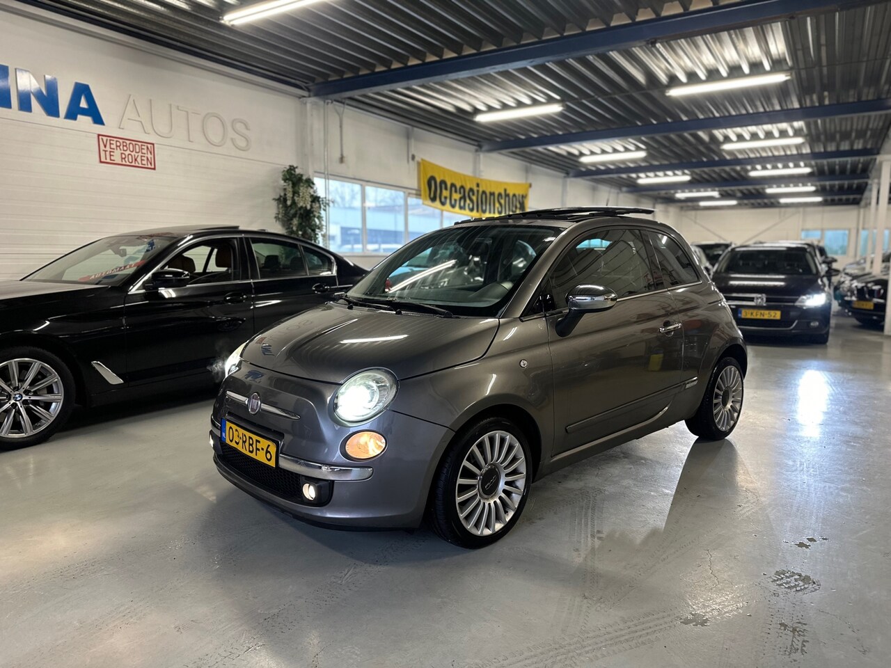 Fiat 500 - 0.9 TwinAir Lounge AUTOMAAT | Pano schuifdak - AutoWereld.nl