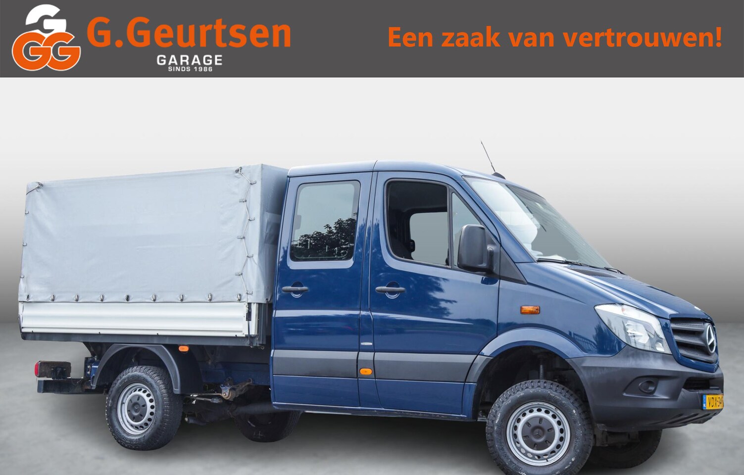 Mercedes-Benz Sprinter - Pick Up, 316CDI, 4x4, Dubbel Cabine, 6-Persoons, ZG3, trekhaak Trekhaak 3500KG, - AutoWereld.nl