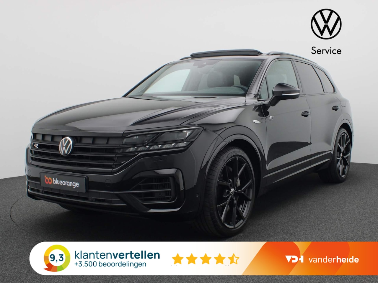 Volkswagen Touareg - 3.0 TSi eHybrid 4MOTION R 463PK DSG Panoramadak, 360 gr. camera, leder, trekhaak, luchtver - AutoWereld.nl