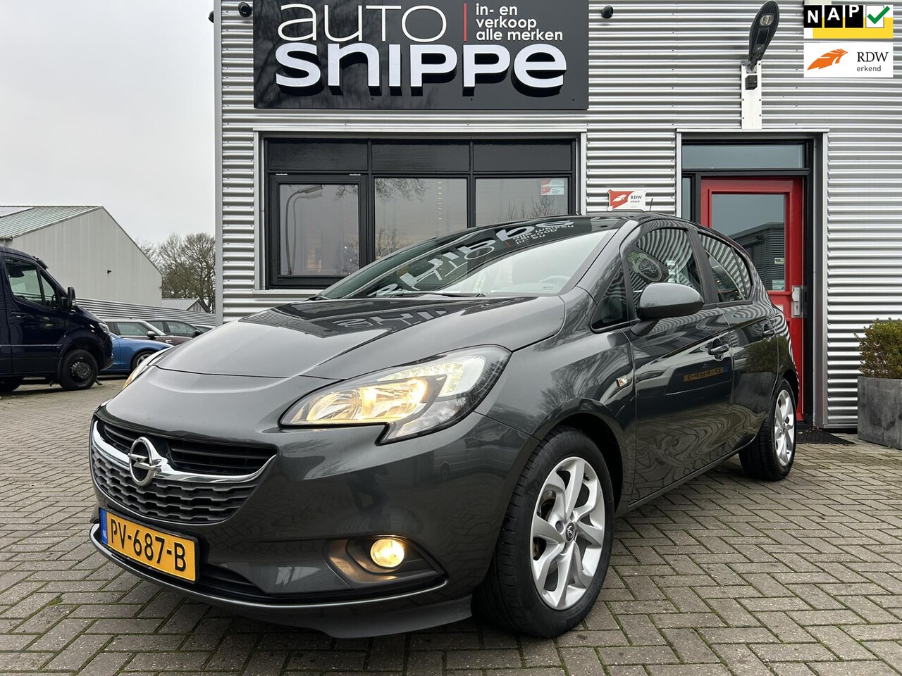 Opel Corsa - 1.0 Turbo Online Edition -5DRS.-AIRCO-CRUISECONTROL-NAVI-APPLE CARPLAY/ANDROID AUTO-PDC AC - AutoWereld.nl