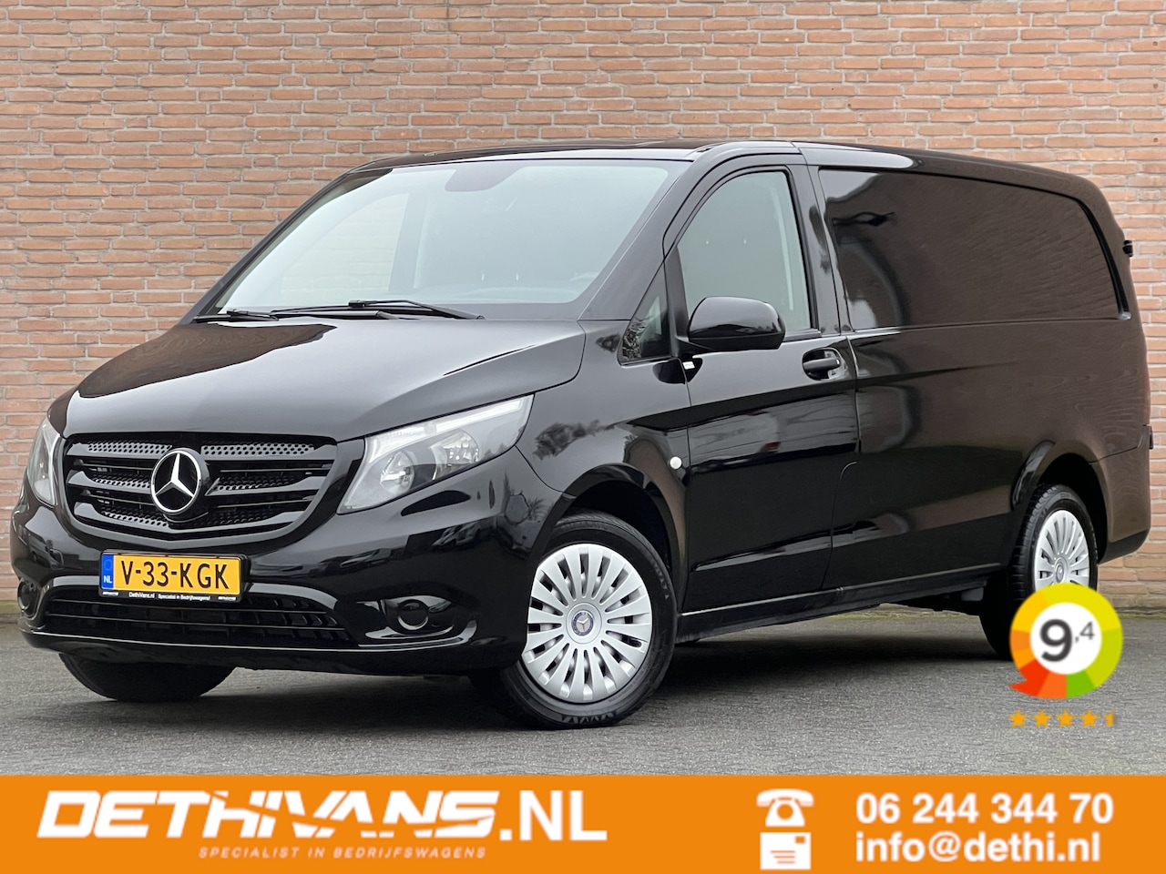 Mercedes-Benz Vito - 116CDI 164PK Lang / 2.500KG Trekhaak / Omvormer / / Euro6 - AutoWereld.nl