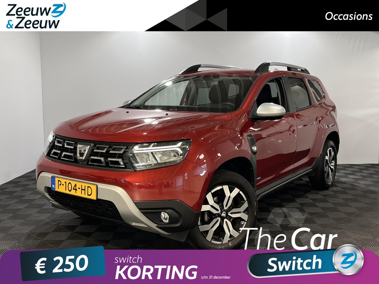 Dacia Duster - 1.0 - 100PK TCe Bi-Fuel Prestige | 360 Camera | Stoelverwarming | Navi | Cruise Control | - AutoWereld.nl