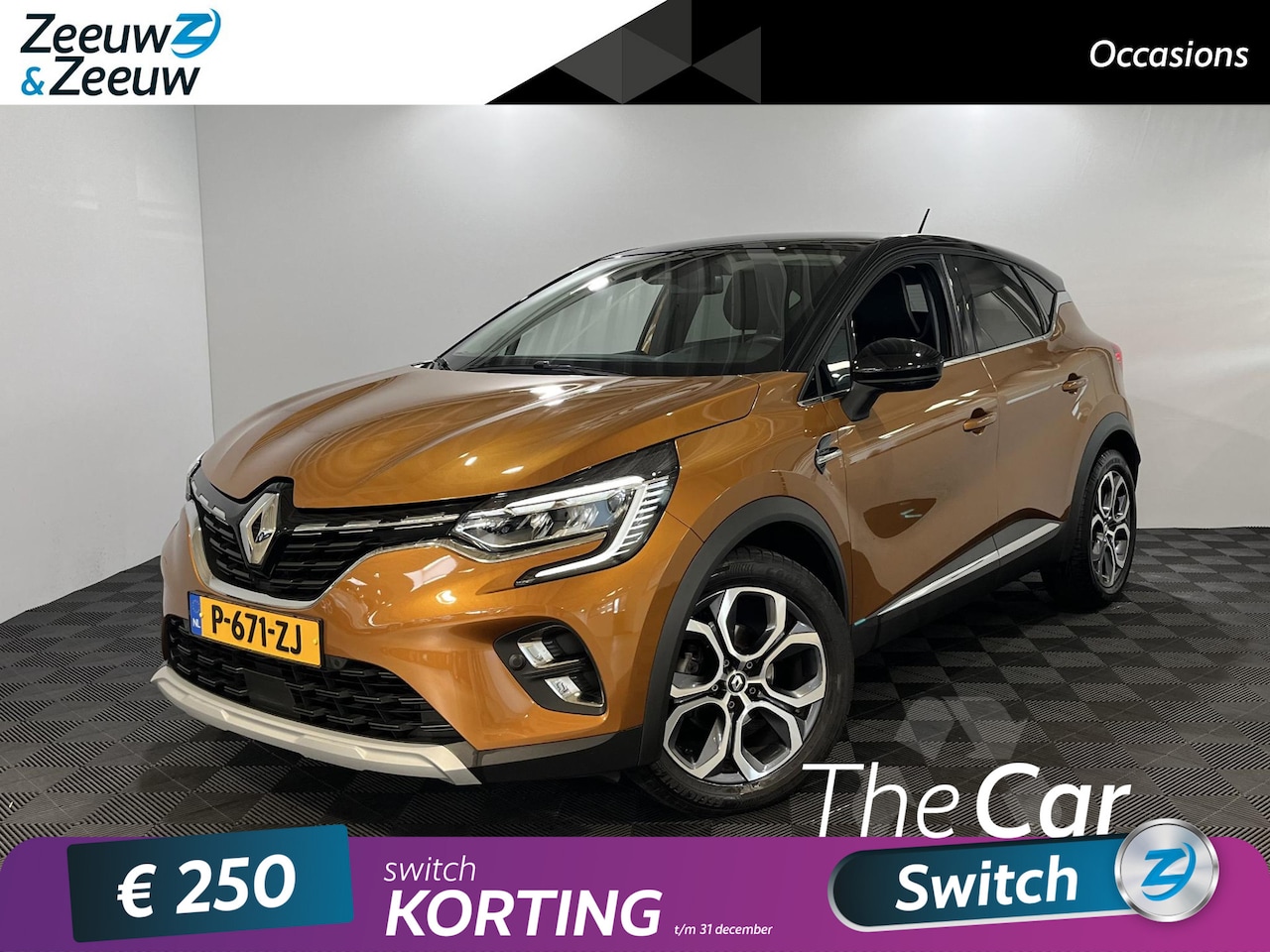 Renault Captur - 1.0 - 90PK TCe Intens | 18" Lichtmetalen Velgen | Climate Control | Navi | Cruise Control - AutoWereld.nl