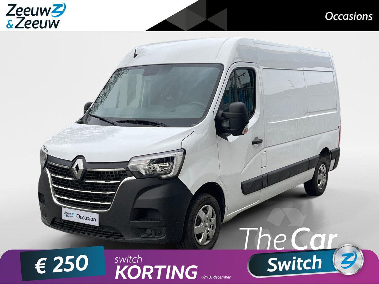 Renault Master - T33 2.3 dCi 135 L2H2 Work Edition NAVI AIRCO CAMERA PARKEERSENSOREN TREKHAAK CRUISE CONTRO - AutoWereld.nl