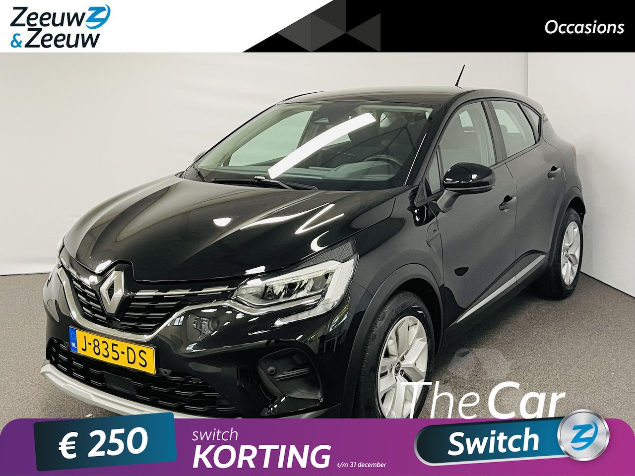 Renault Captur - 1.0 TCe 100 Zen GOEDKOOPSTE VAN NEDERLAND Airco Navi apple carplay android cruise controle - AutoWereld.nl