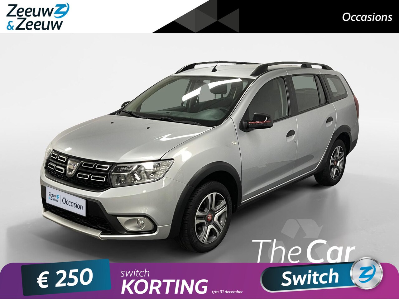 Dacia Logan MCV - 0.9 TCe Tech Road Navi Airco camera parkeersensoren cruise controle trekhaak dealer onderh - AutoWereld.nl