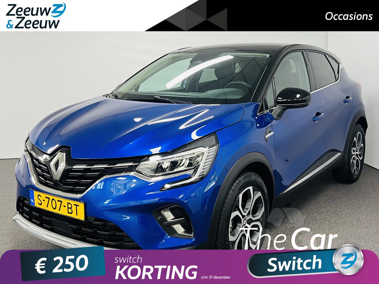 Renault Captur - 1.0 TCe 90 techno Navi airco camera parkeersensoren voor+achter  apple carplay android aut - AutoWereld.nl