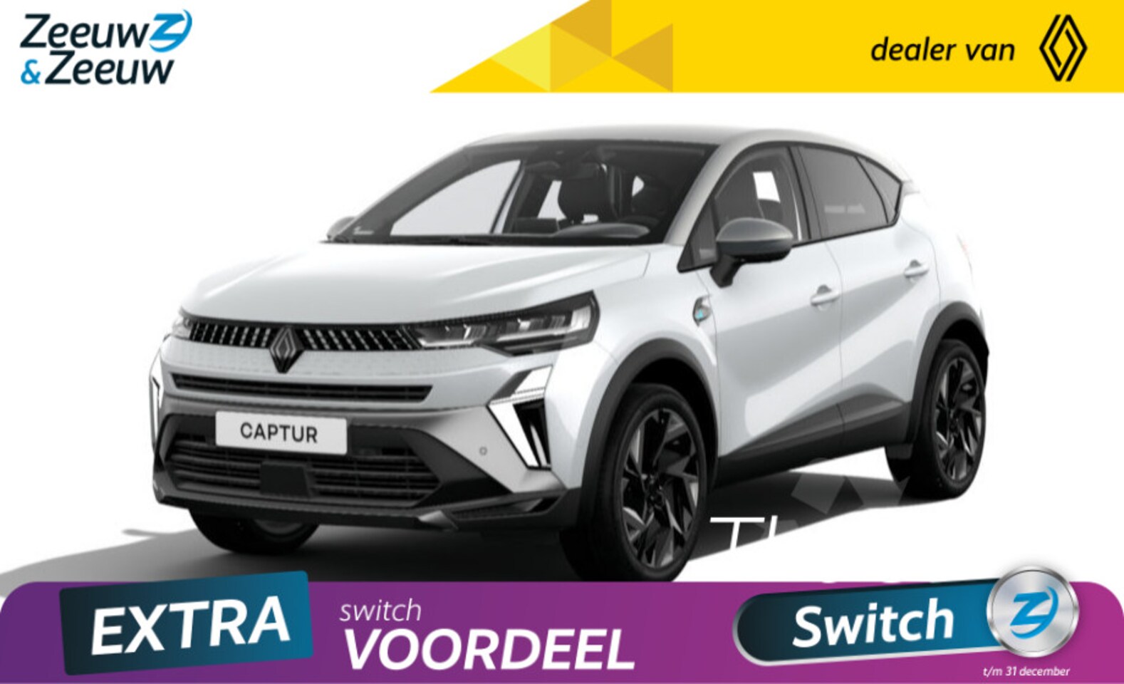 Renault Captur - 1.6 E-Tech Hybrid 145 esprit Alpine UIT VOORRAAD LEVERBAAR | 1500,- KORTING - AutoWereld.nl