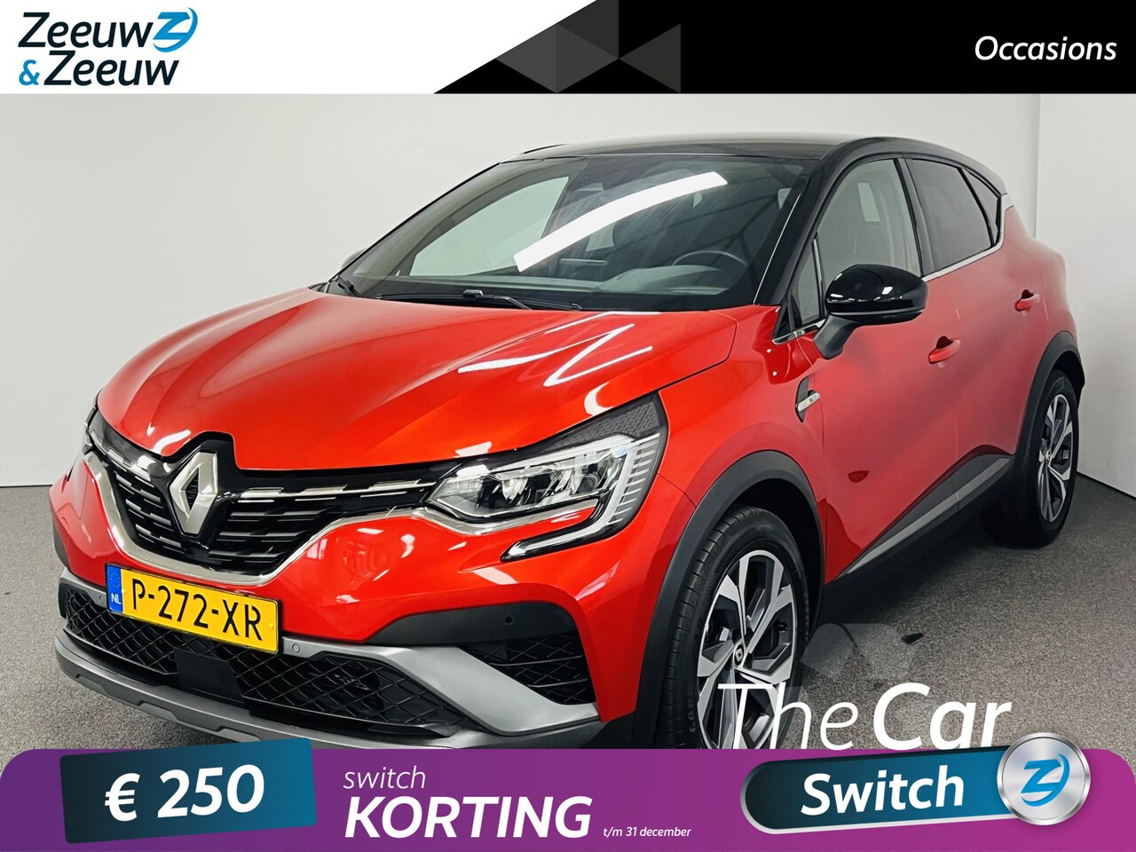 Renault Captur - 1.0 TCe 90 R.S. Line Navi airco camera parkeersensoren apple carplay android auto digitale - AutoWereld.nl