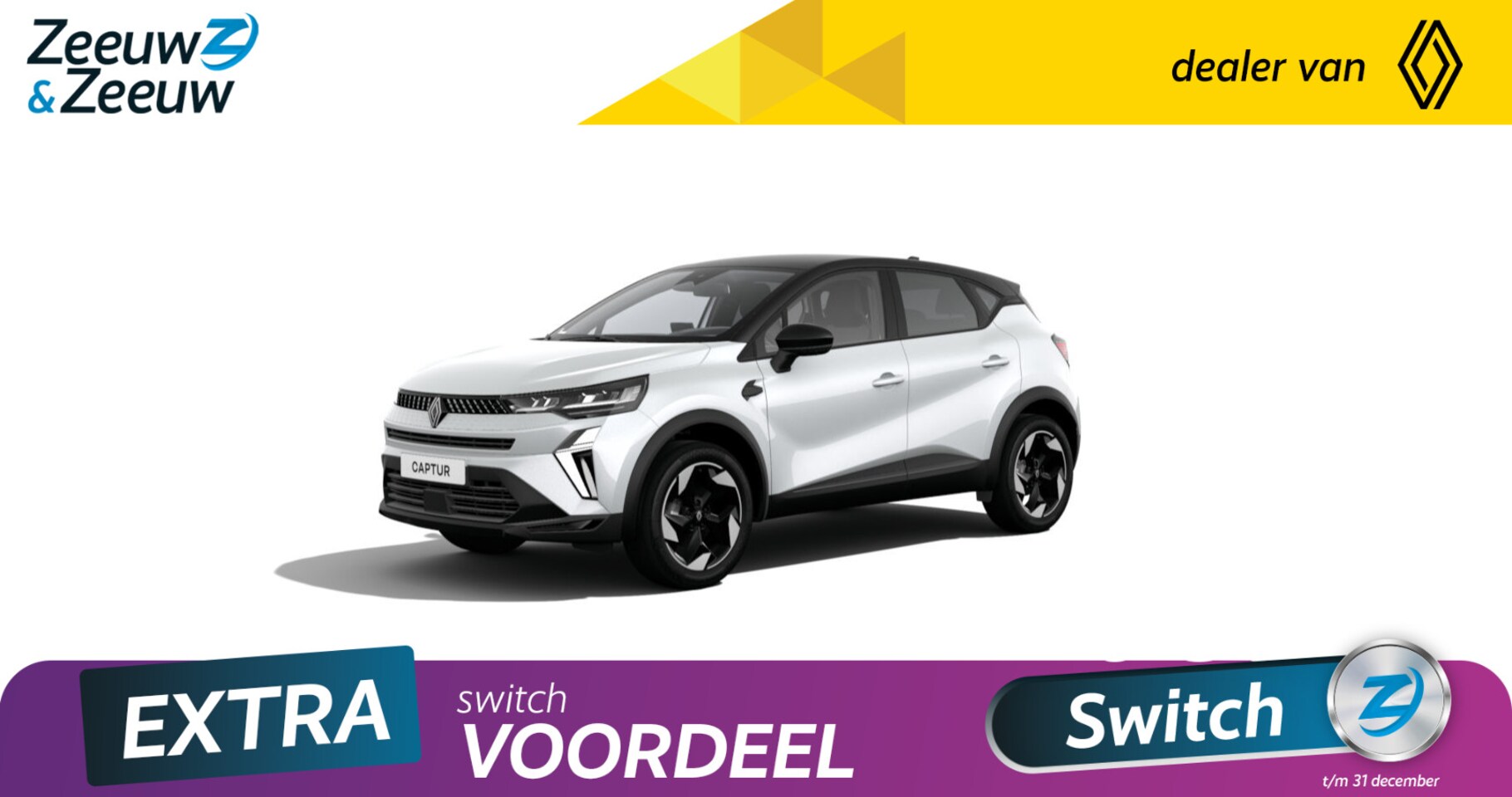 Renault Captur - 1.3 Mild Hybrid 160 techno | Nu te bestellen bij Zeeuw & Zeeuw Leiderdorp - AutoWereld.nl