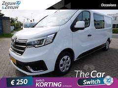 Renault Trafic - 2.0 dCi T29 L2H1 DC Work Edition Direct leverbaar| Navigatie| trekhaak| betimmering| Carpl