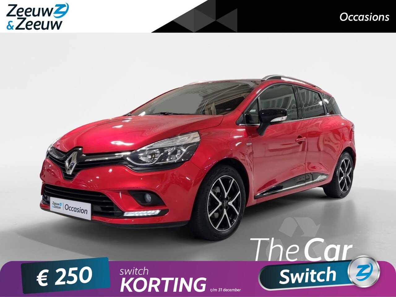 Renault Clio Estate - 0.9 TCe Limited * Navi * trekhaak * LMV * Apple carplay/ Android auto * cruise control * - AutoWereld.nl