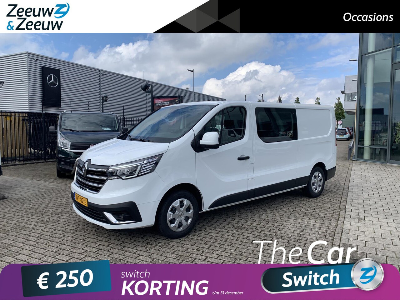 Renault Trafic - 2.0 dCi 110 T29 L2H1 DC Work Edition DUBBELE CABINE * NAVIGATIE * - AutoWereld.nl