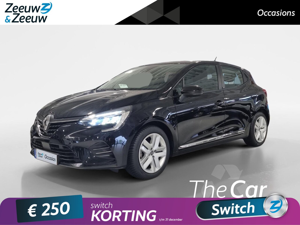 Renault Clio - 1.6 E-Tech Hybrid 140 Business Zen * Hybrid * navigatie * parkeerhulp * - AutoWereld.nl