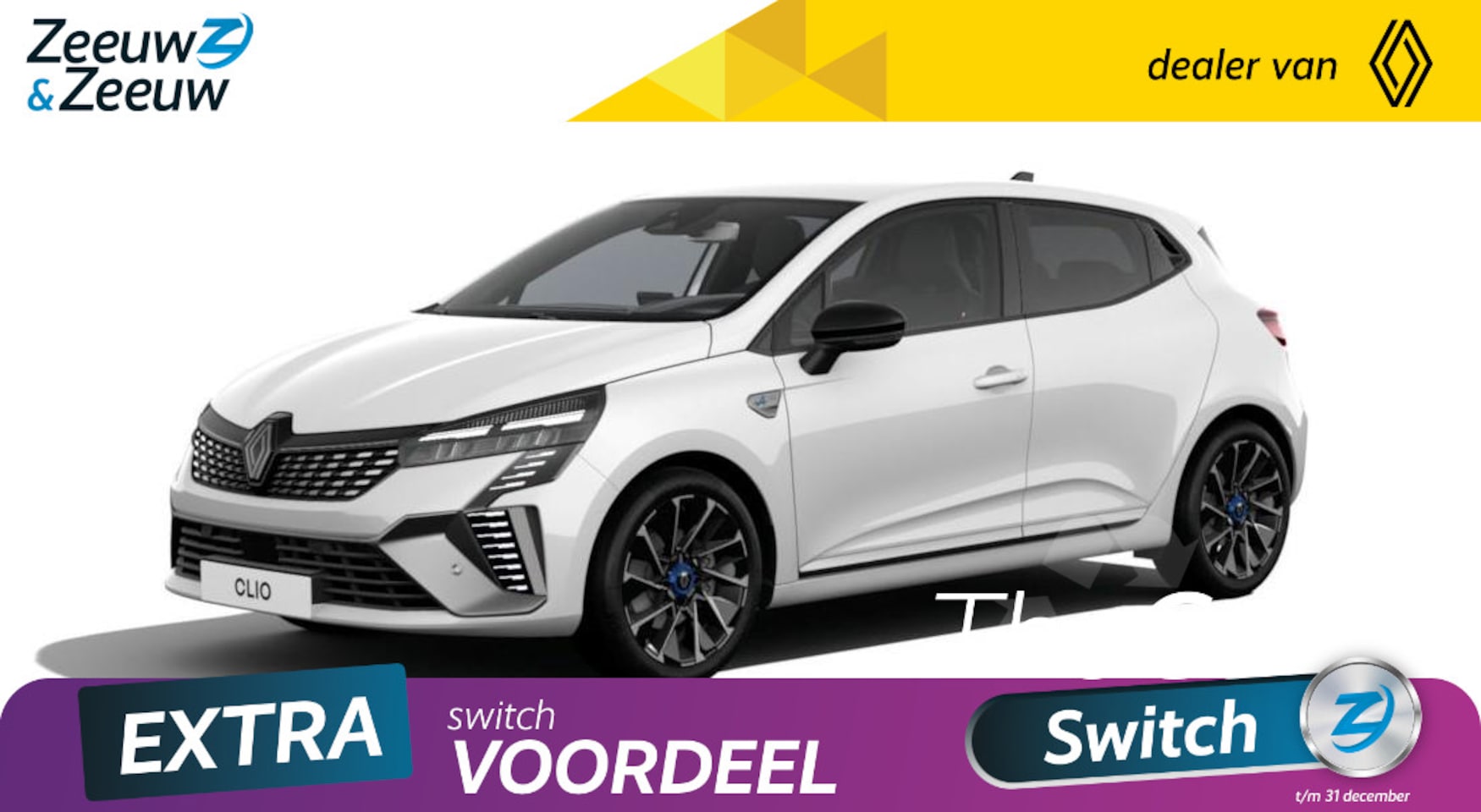 Renault Clio - 1.6 E-Tech Full Hybrid 145 esprit Alpine Uit voorraad leverbaar op is op - AutoWereld.nl