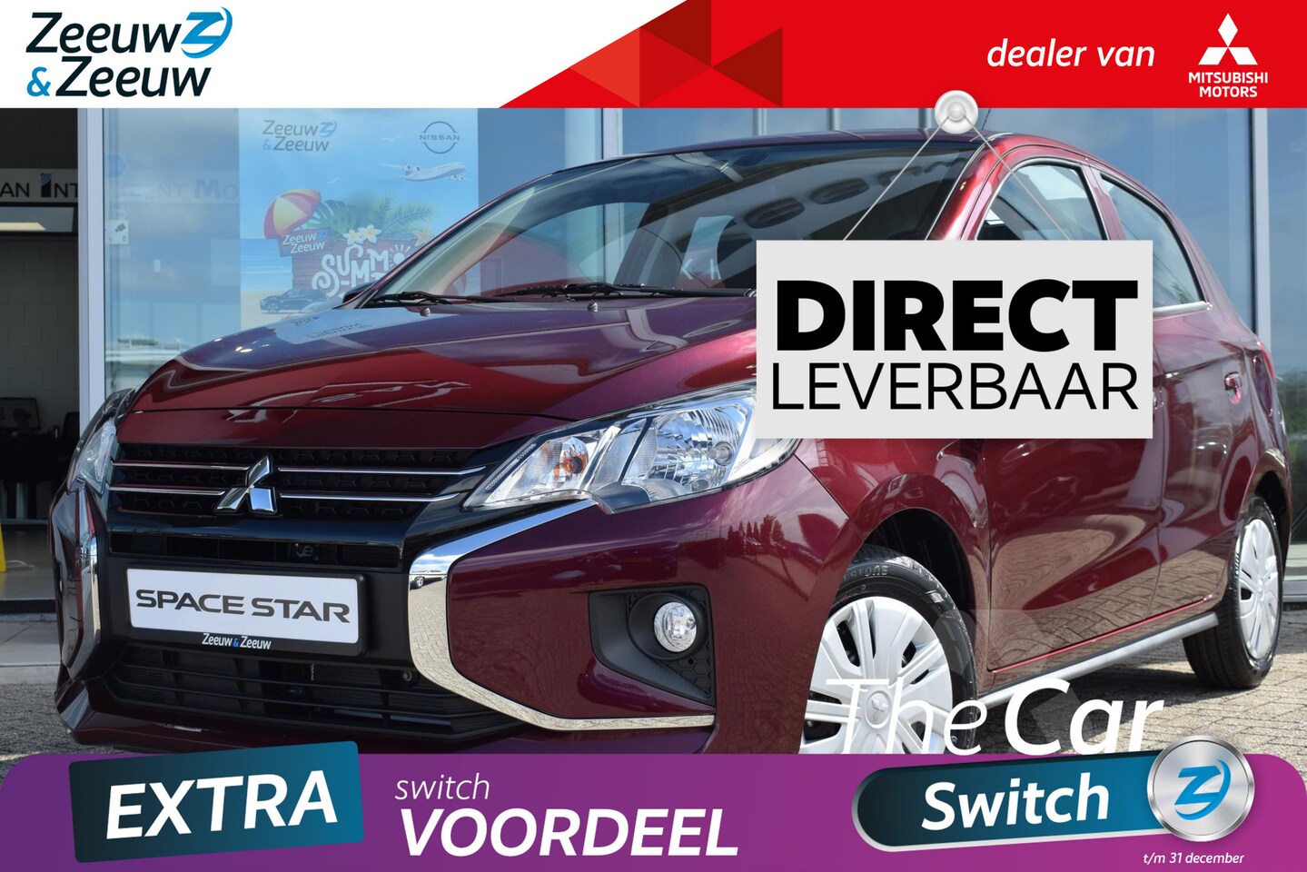 Mitsubishi Space Star - 1.2 Connect + € 1500,- korting | Airco | Carplay | Uit voorraad leverbaar | 8 Jaar Garanti - AutoWereld.nl