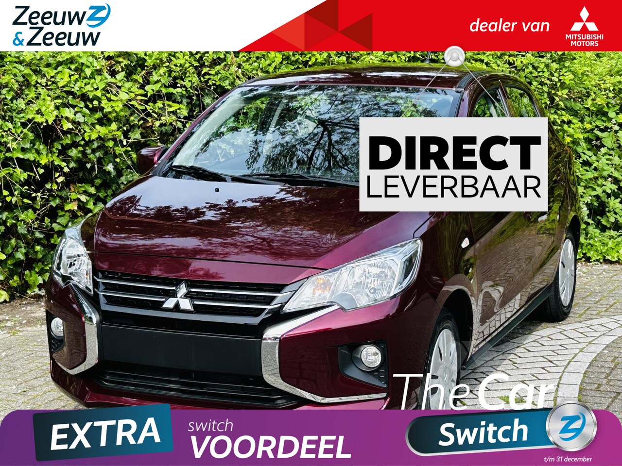 Mitsubishi Space Star - 1.2 Connect+ | € 1500 ,- VOORRAAD KORTING! | 7 inch multimediasysteem | Bluetooth | USB aa - AutoWereld.nl