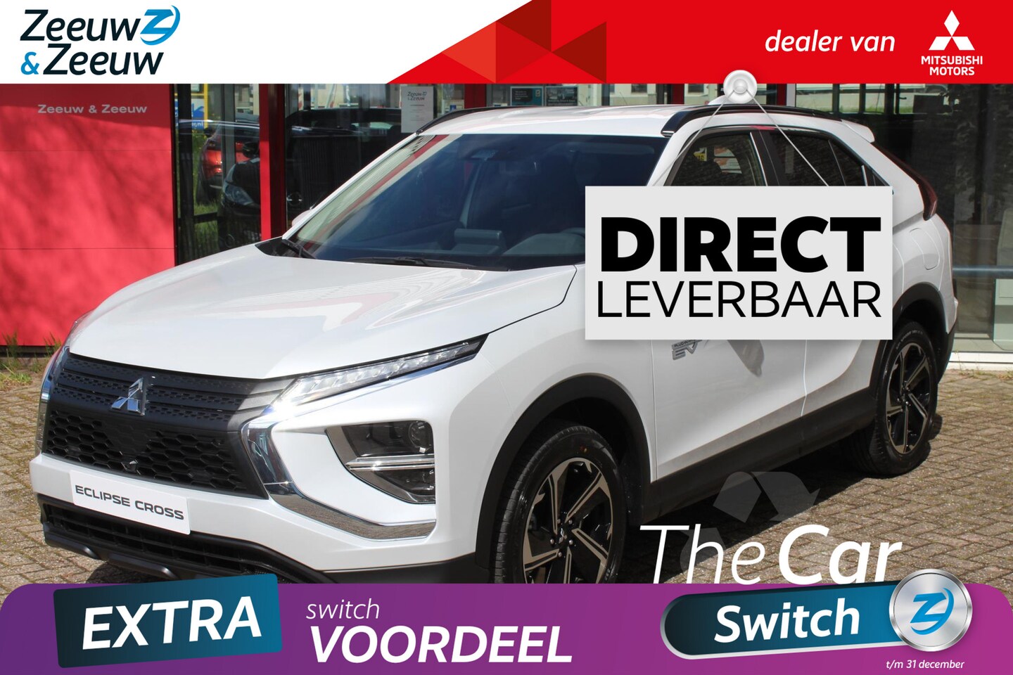 Mitsubishi Eclipse Cross - 2.4 PHEV Intense+ | € 8.000,- VOORRAAD KORTING | op = op  AUTOMAAT | APPLE/ANDROID AUTO | - AutoWereld.nl